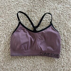 Calvin Klein Mauve Sports Bra